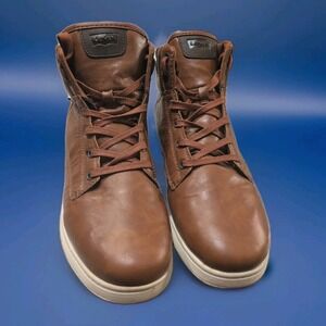 Levi's  Darryl Burnish High Top Sneakers Brown Faux leather Size 11 EUC